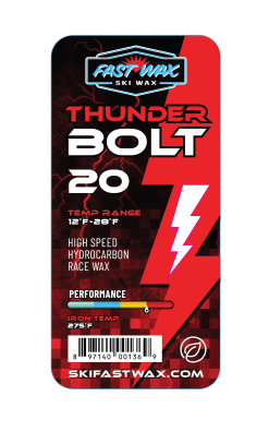 Fast Wax Thunderbolt 20 Race Wax - 80g