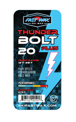 Fast Wax Thunderbolt 20+ Race Wax - 80g
