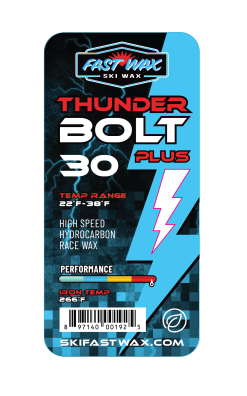 Fast Wax Thunderbolt 30+ Race Wax - 80g