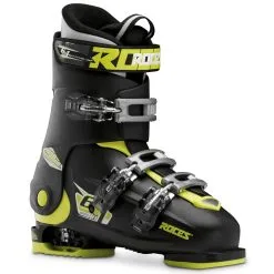 Roces IDEA Free Adjustable Youth Ski Boots | Size 22.5 - 25.5 MP -Ski Board Shop RocesIDEAFree22.5 25.5BlackLimeGreen