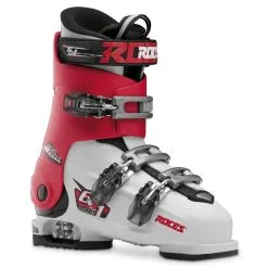 Roces IDEA Free Adjustable Youth Ski Boots | Size 22.5 - 25.5 MP -Ski Board Shop RocesIDEAFree22.5 25.5WhiteRedBlack