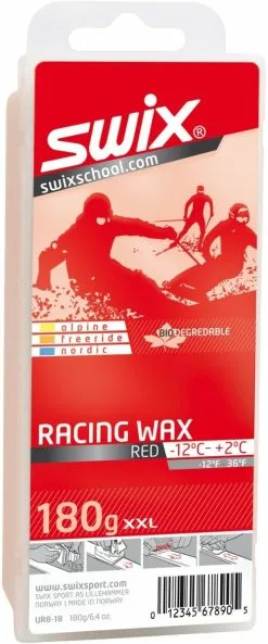 Swix UR8 Red Bio Training Wax - 180g In Retail Packaging